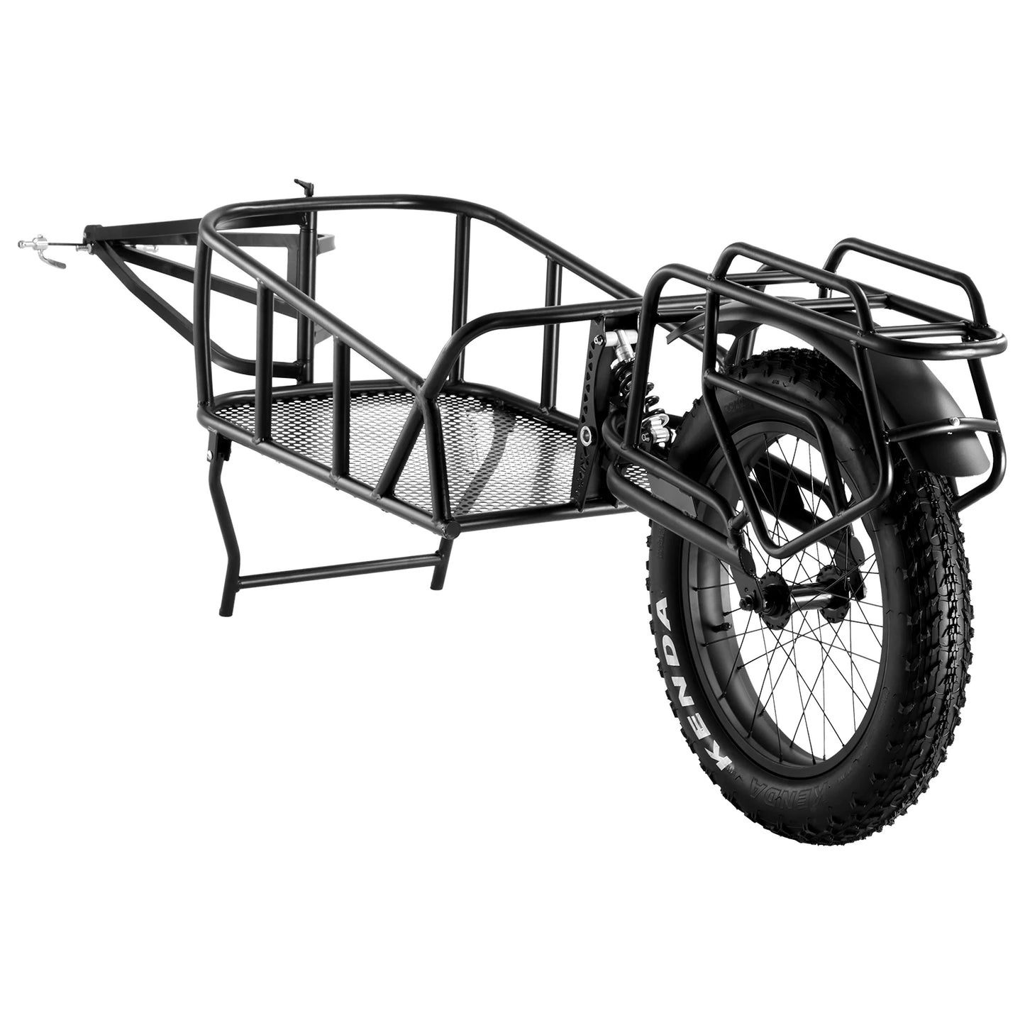 Ljustra Bike Cargo Trailer Heavy-Duty 70 lbs Capacity Compact Storage