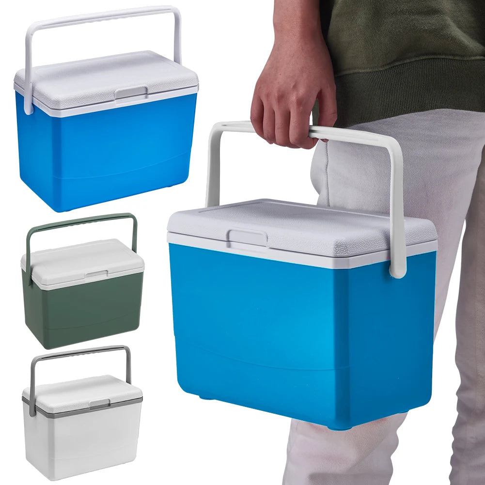 3L Insulated Portable Cooler Picnic Ice Bucket Food Storage for Outdoors