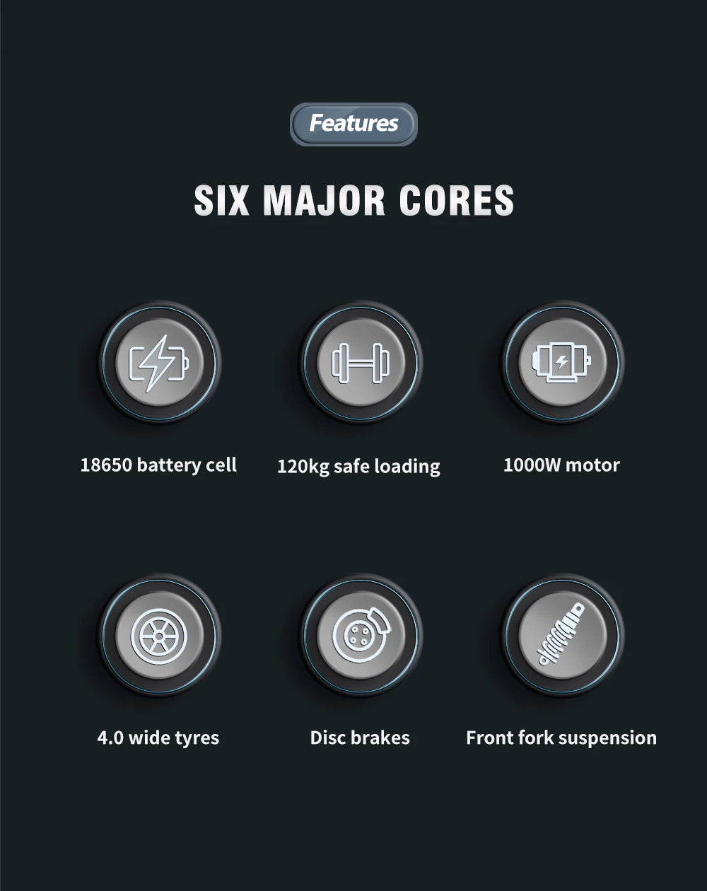 Ljustra Kickwey L20 Foldable Electric Bicycle 1000W 20 Inch Fat Tire E-Bike