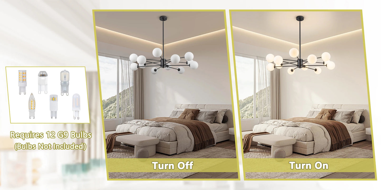 8/12/16 Light Sputnik Chandelier Mid Century Modern Kitchen Lighting