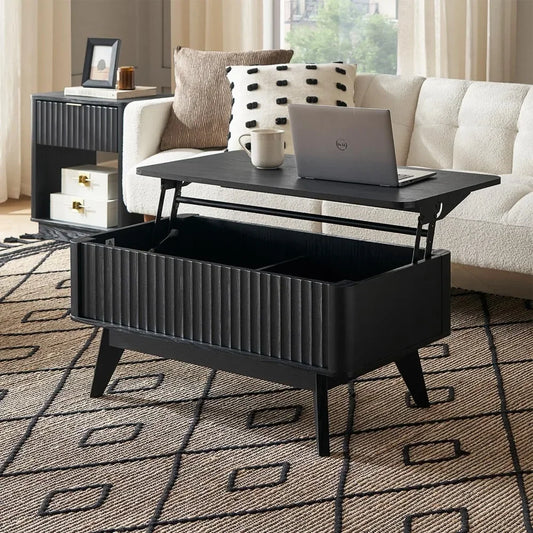 Brooklyn Lift Top Coffee Table Mid Century Modern Farmhouse Living Room