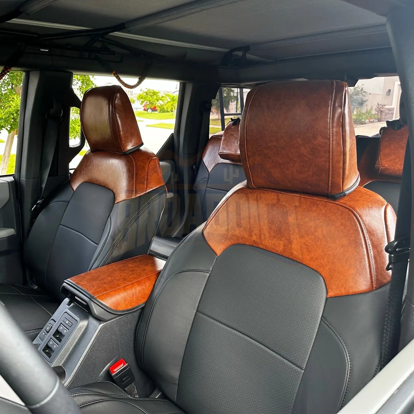 Seat Cover Protector Full Set for 2021-2024 Ford Bronco 4-Door Molle