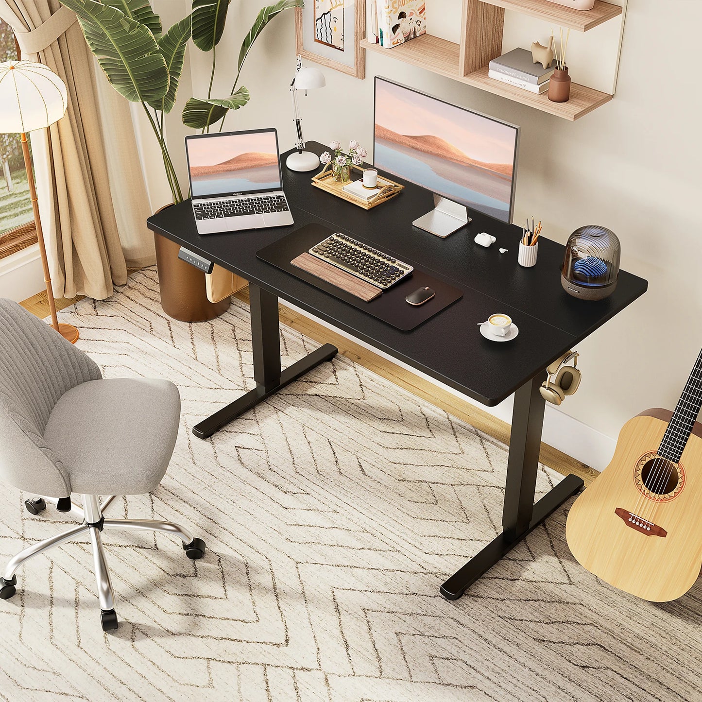 Ljustra Electric Height Adjustable Standing Desk Ergonomic Workstation