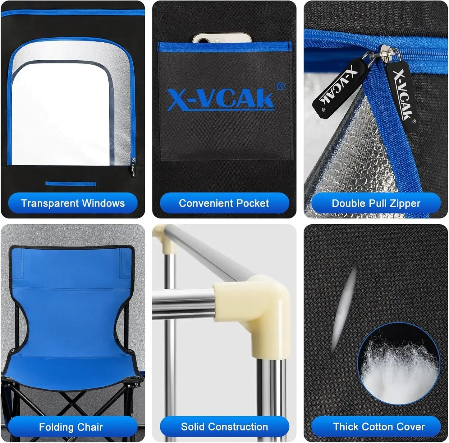 Portable Steam Sauna Tent Home Sauna with Remote Control and Chair