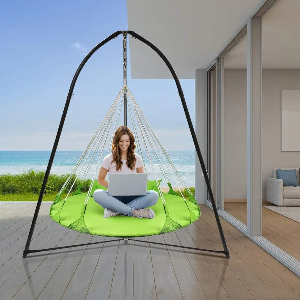 Ljustra Tripod Hanging Chair Stand Heavy Duty Adjustable Hammock Frame
