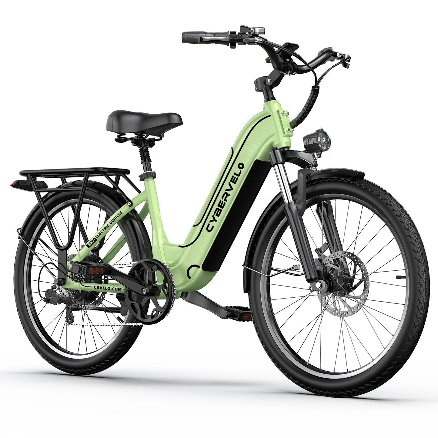 Ljustra 1000 Peak Electric Bike 80 Miles Removable Battery 26 Inch