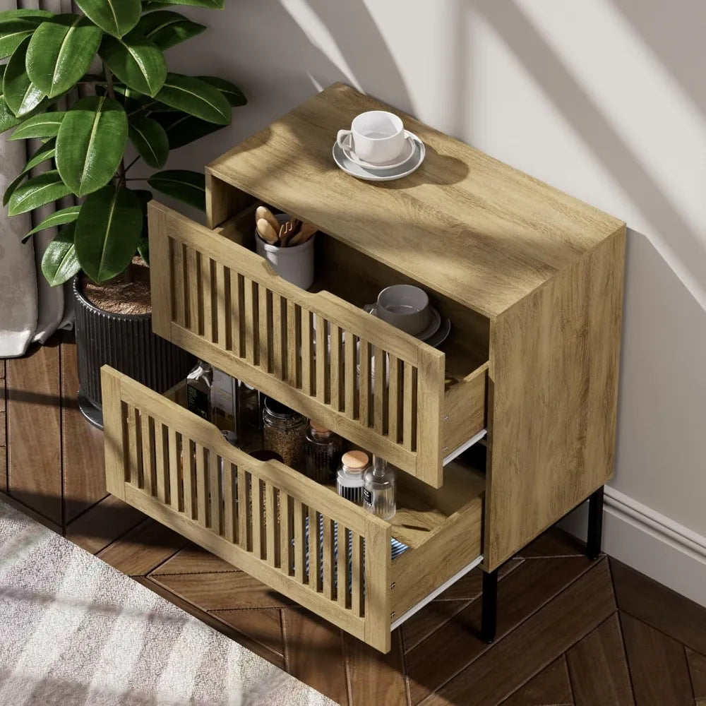 Storage Cabinet 28 Inch Farmhouse Buffet Sideboard Coffee Bar Kitchen