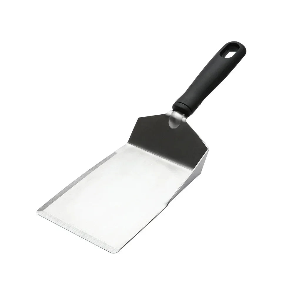 Durable Stainless Steel Kitchen Spatula Ergonomic Turner Dishwasher Safe