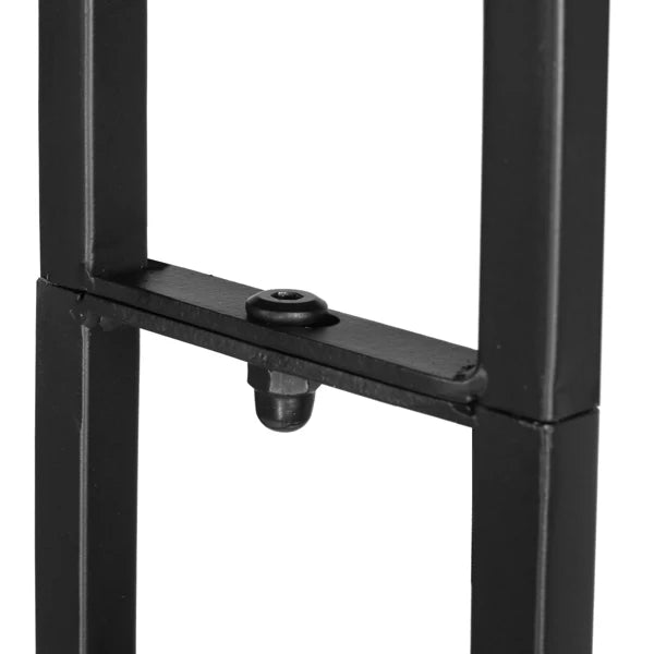 Double Layer Iron Art Arc Top Garden Arch Trellis 134x59x213cm