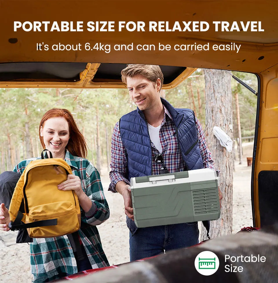 Alpicool NL9 Portable Refrigerator 12V 24V Mini Freezer for Camping