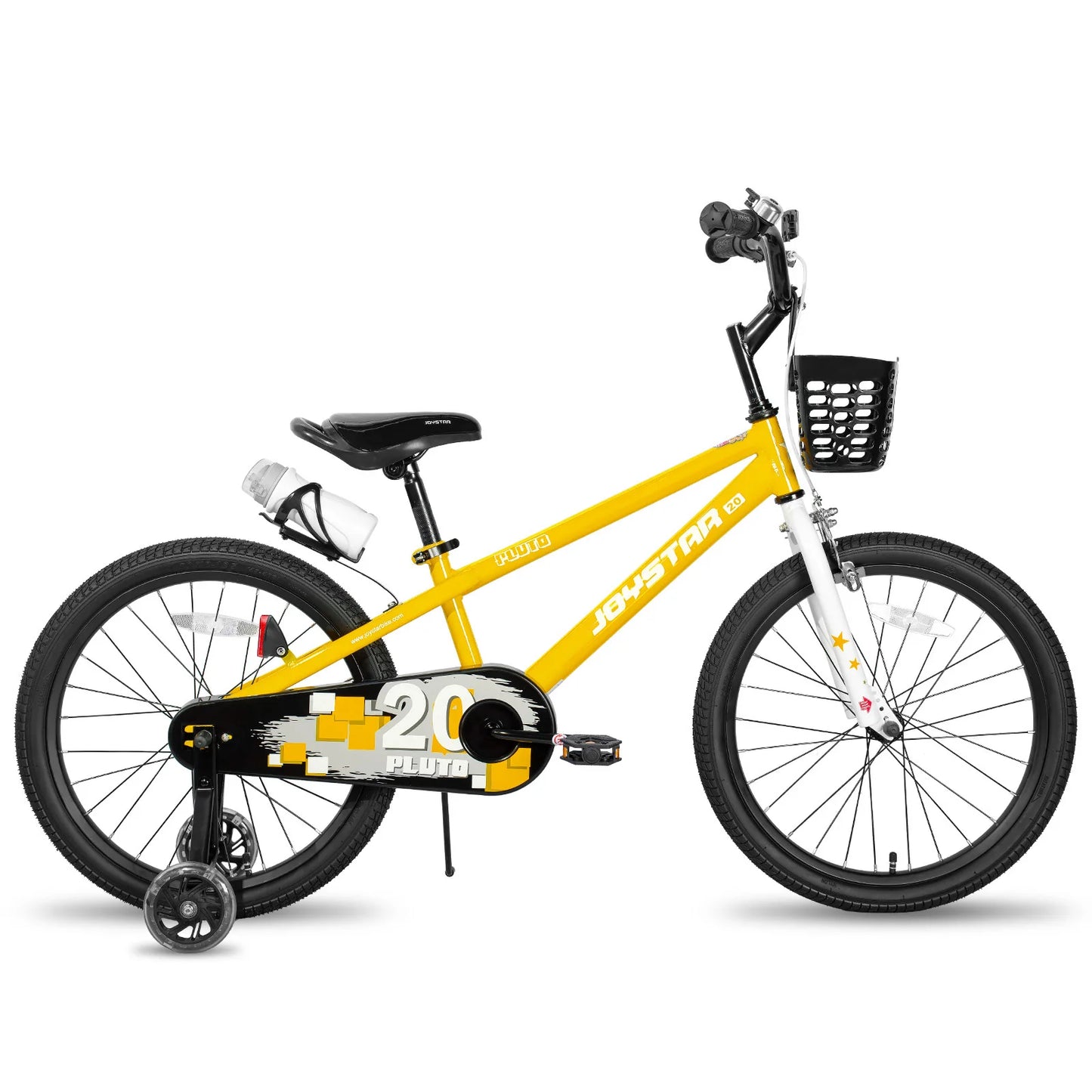 Ljustra Kids Bike with Light Up Training Wheels for Ages 3-12 Years