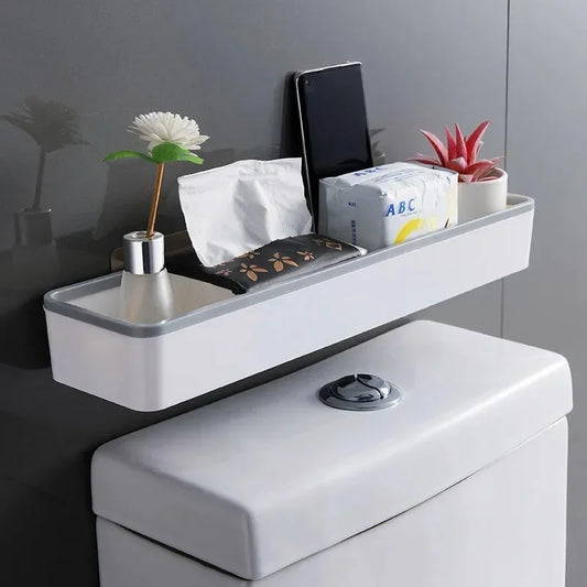 Multifunctional Wall Hanging Toilet Storage Cabinet Organizer Shelf Rack