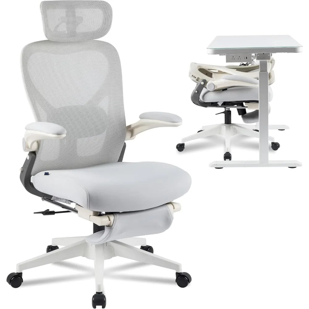 Foldex Ergonomic Folding Office Chair with Lumbar Support and Armrests