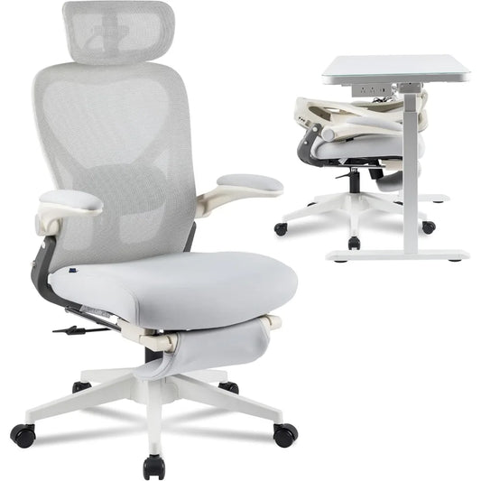 Foldex Ergonomic Folding Office Chair with Lumbar Support and Armrests