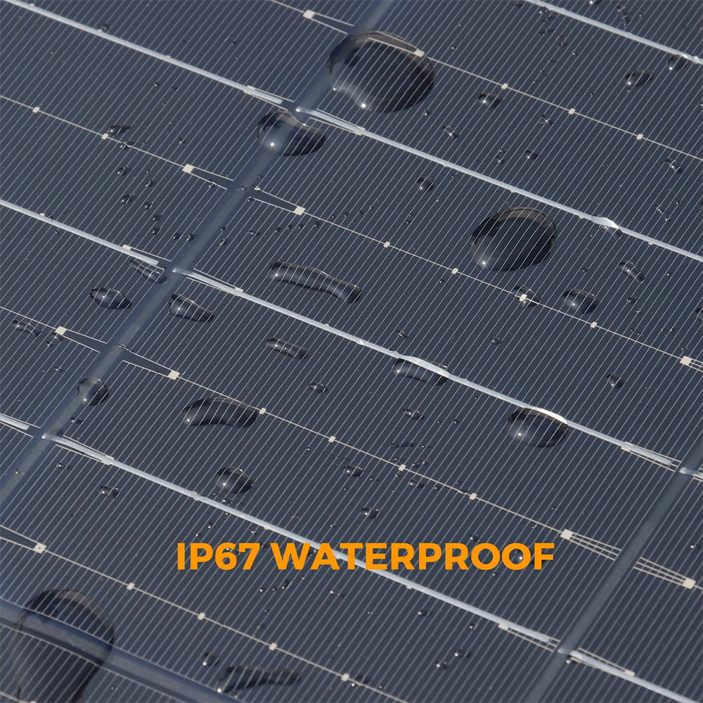 Ljustra 12V 50W Flexible Solar Panel Charger for Car Boat Home Camper