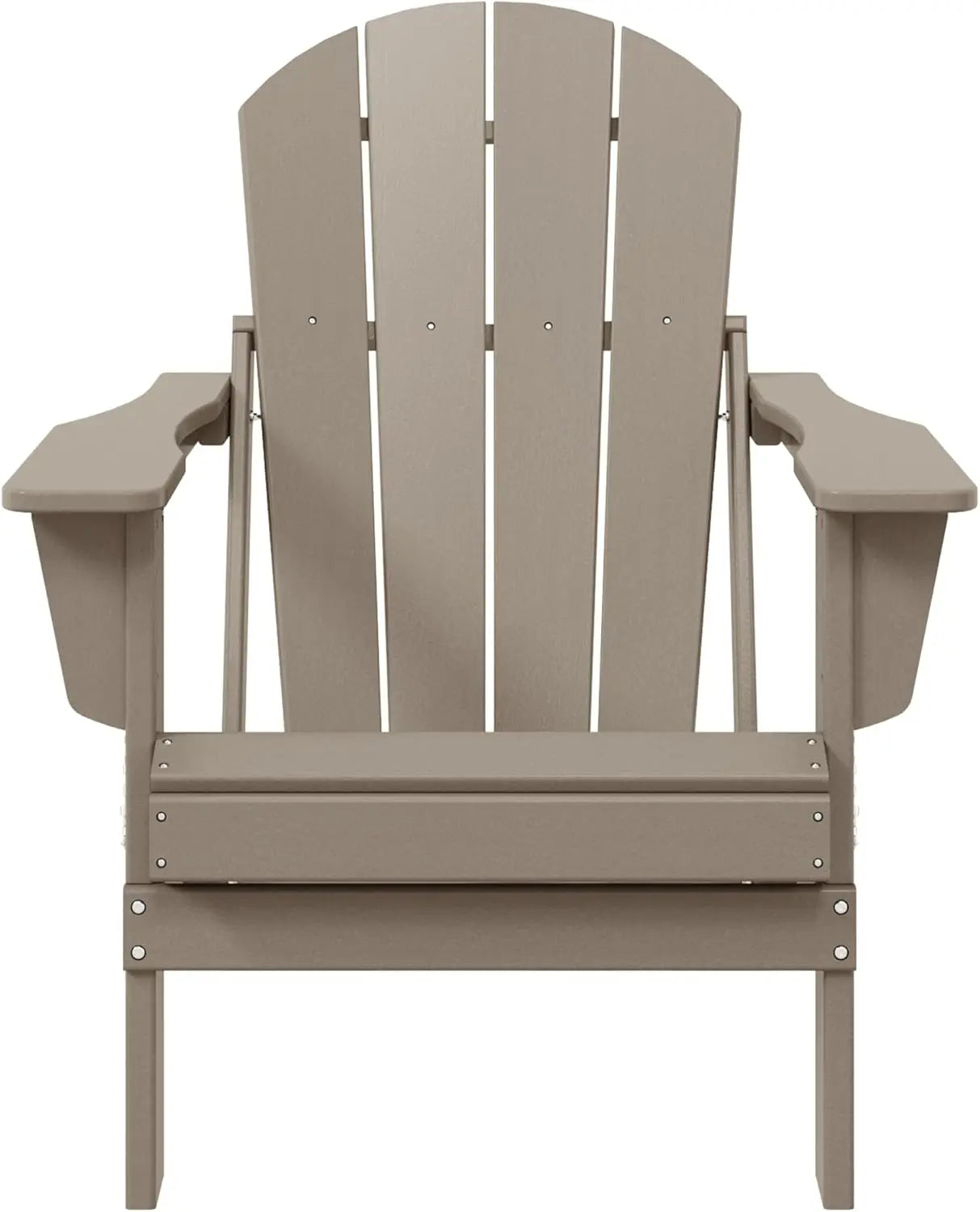 Malibu Outdoor Folding Adirondack Chair Set Durable Stylish Patio Seating