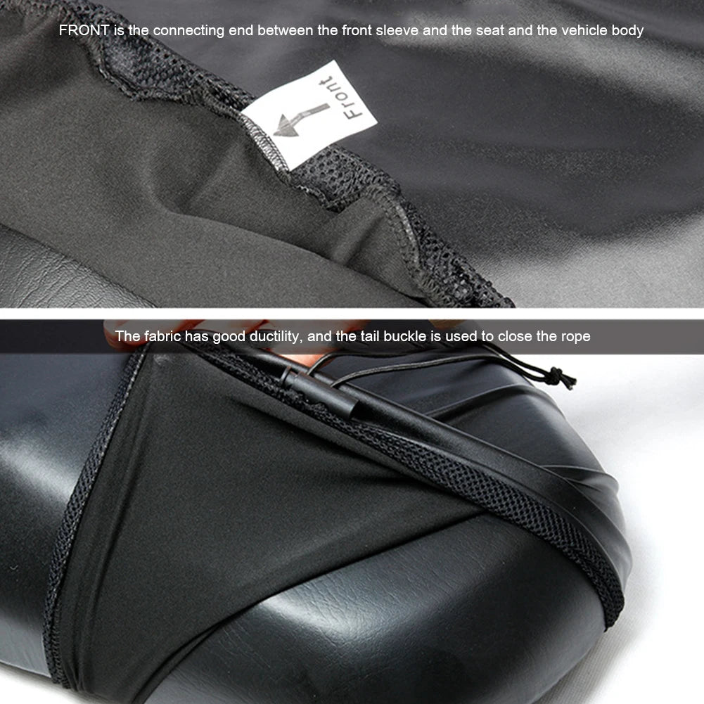 Motorcycle Seat Cover Dustproof Cycling Cushion Protector Drawstring