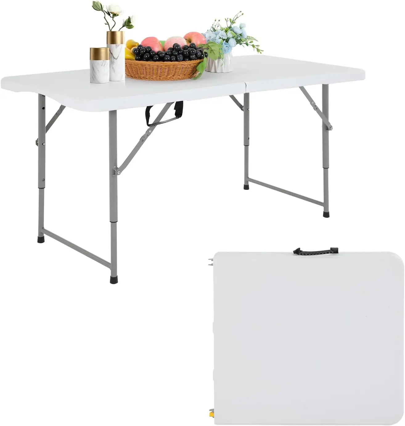 Folding Portable 6ft Table for Parties Weddings Camping BBQ Outdoor Use