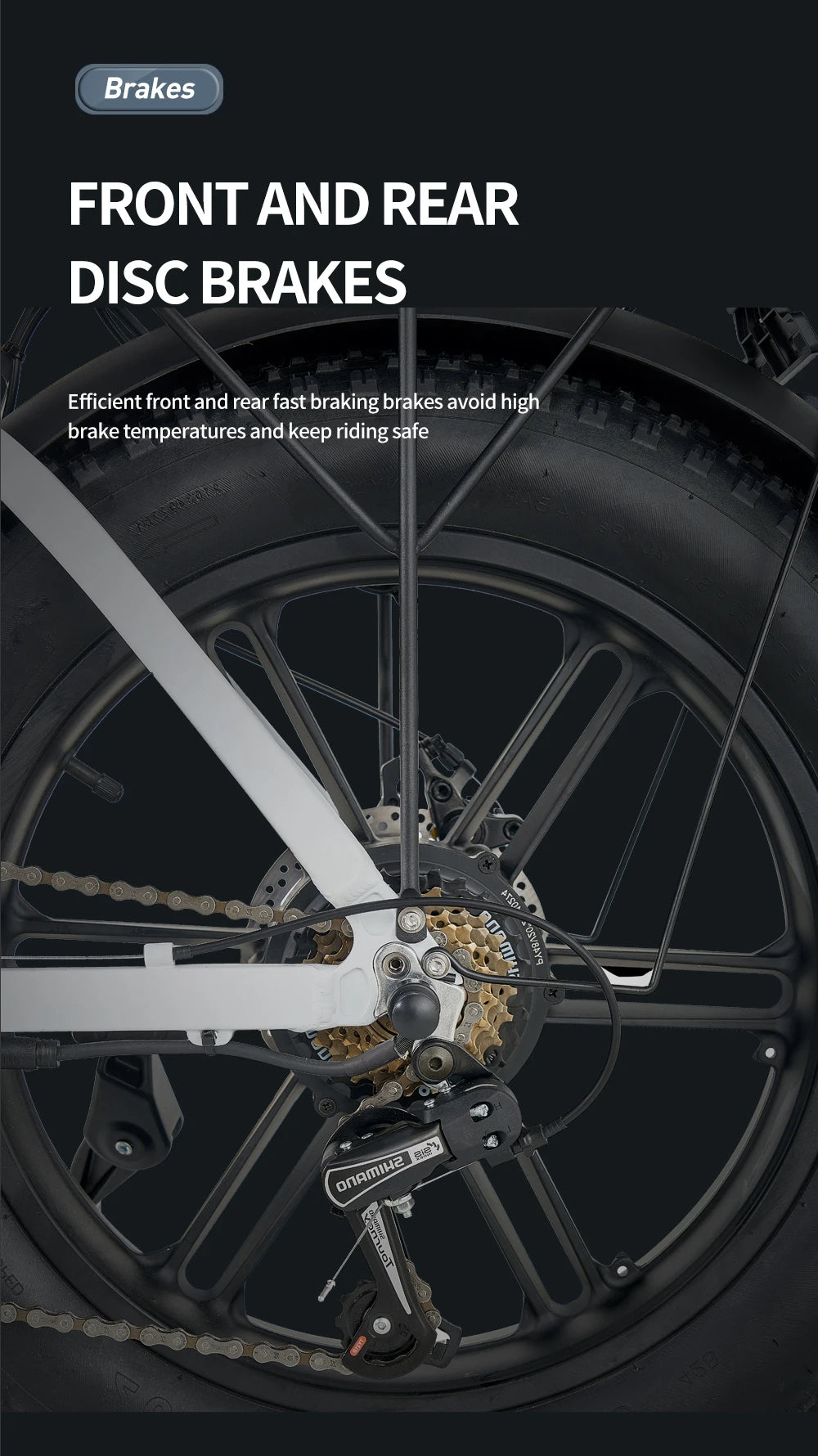 Ljustra Kickwey L20 Foldable Electric Bicycle 1000W 20 Inch Fat Tire E-Bike