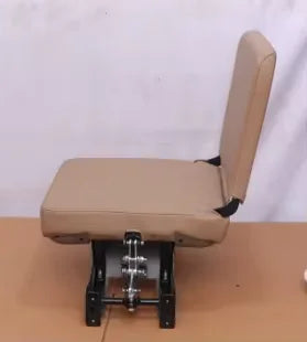 RV Bus Folding Flip Seat Elegant Leather Heavy Duty Camper Accessory