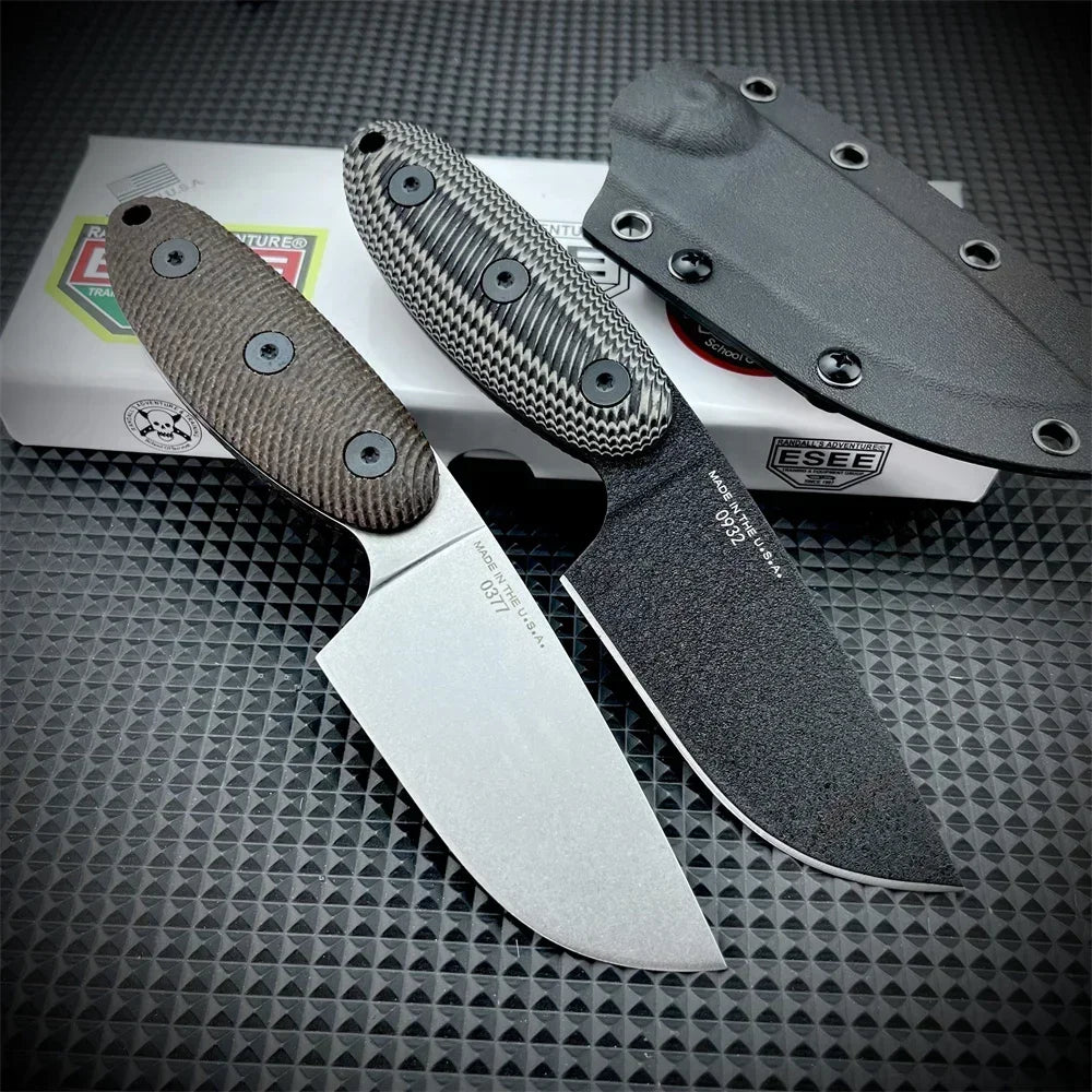 ESEE Sencillo Fixed Blade Knife D2 Steel G10 Handle Tactical Outdoor EDC