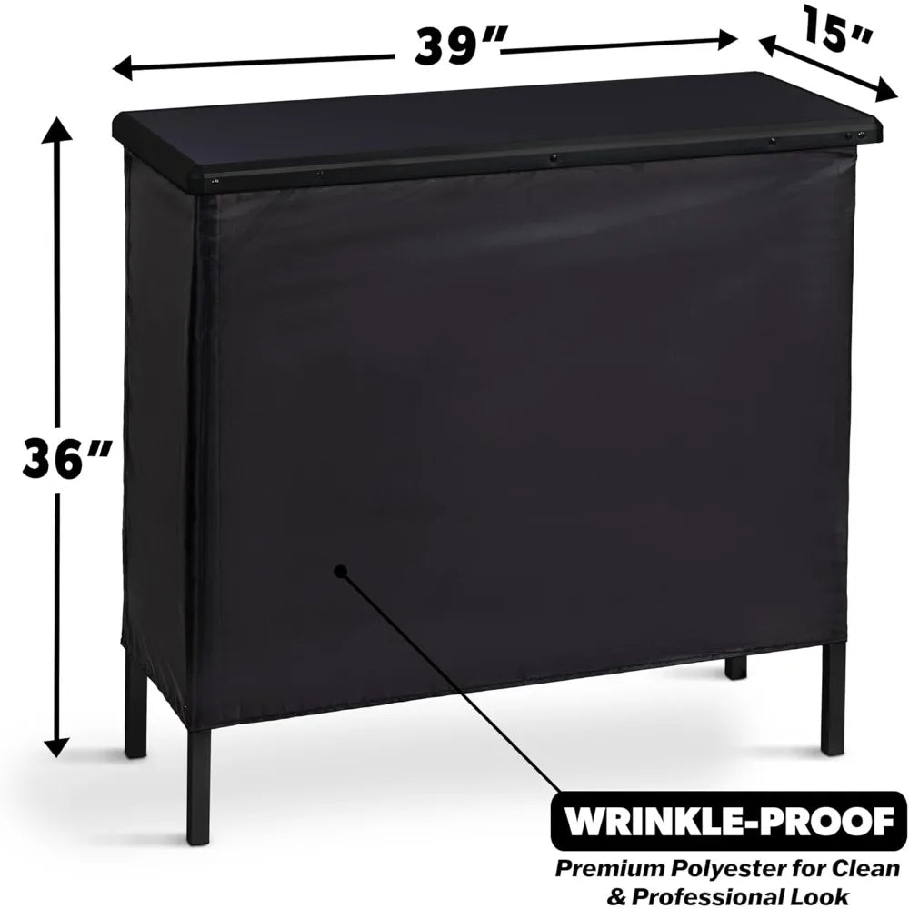 Activity Portable Bar Table LED Pop-Up Mobile Cocktail Table