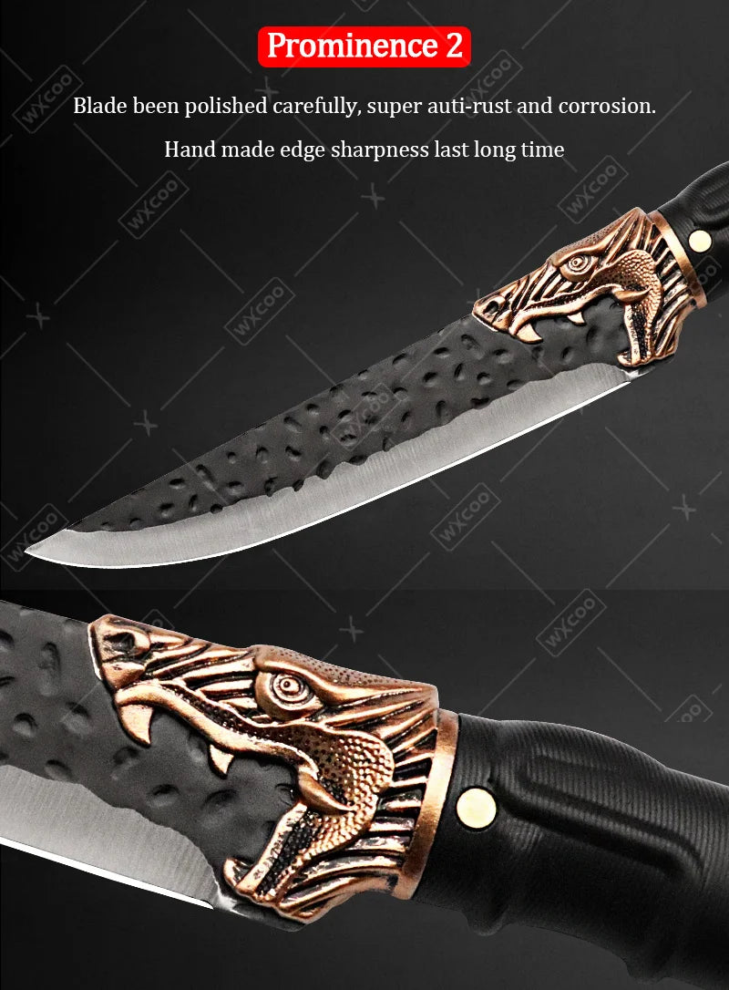 8PC Professional Kitchen Chef Knife Set Stainless Steel Cooking Cutting Tools