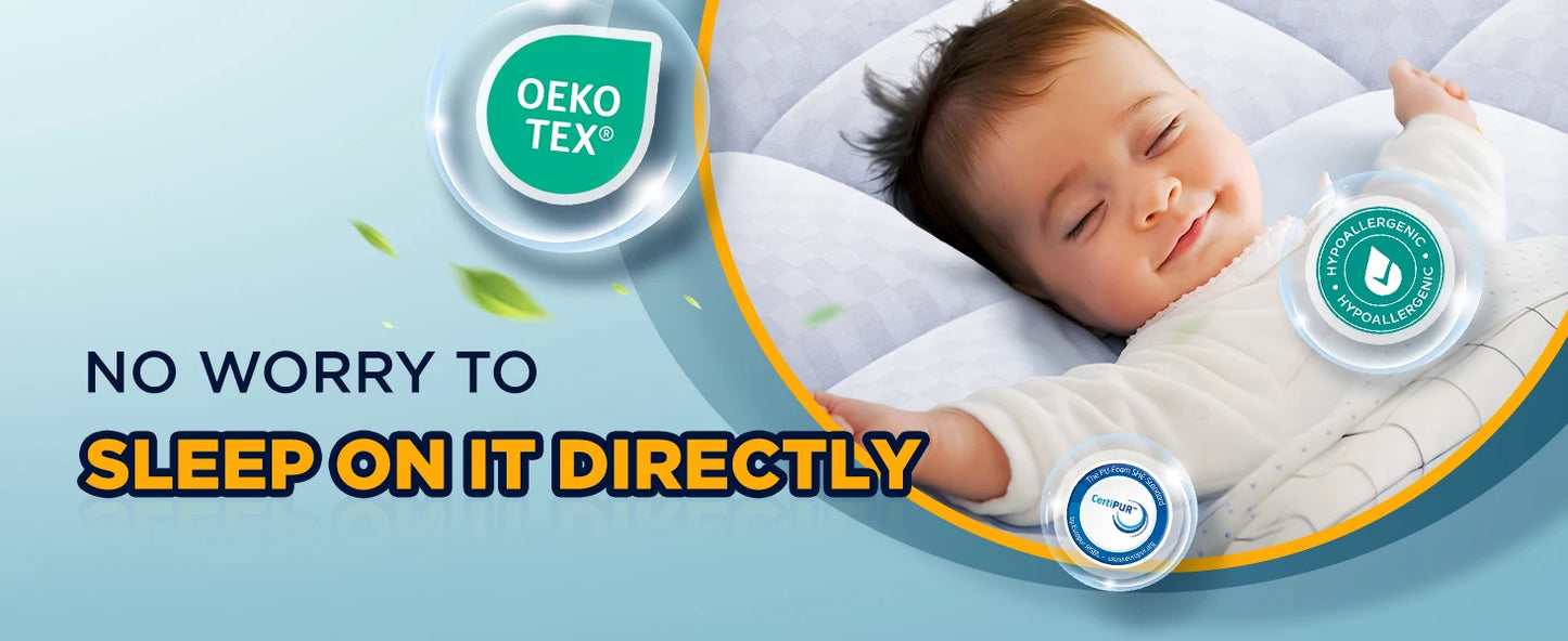 Ljustra Premium Memory Foam Mattress Topper Queen 2Inch Plush Comfort