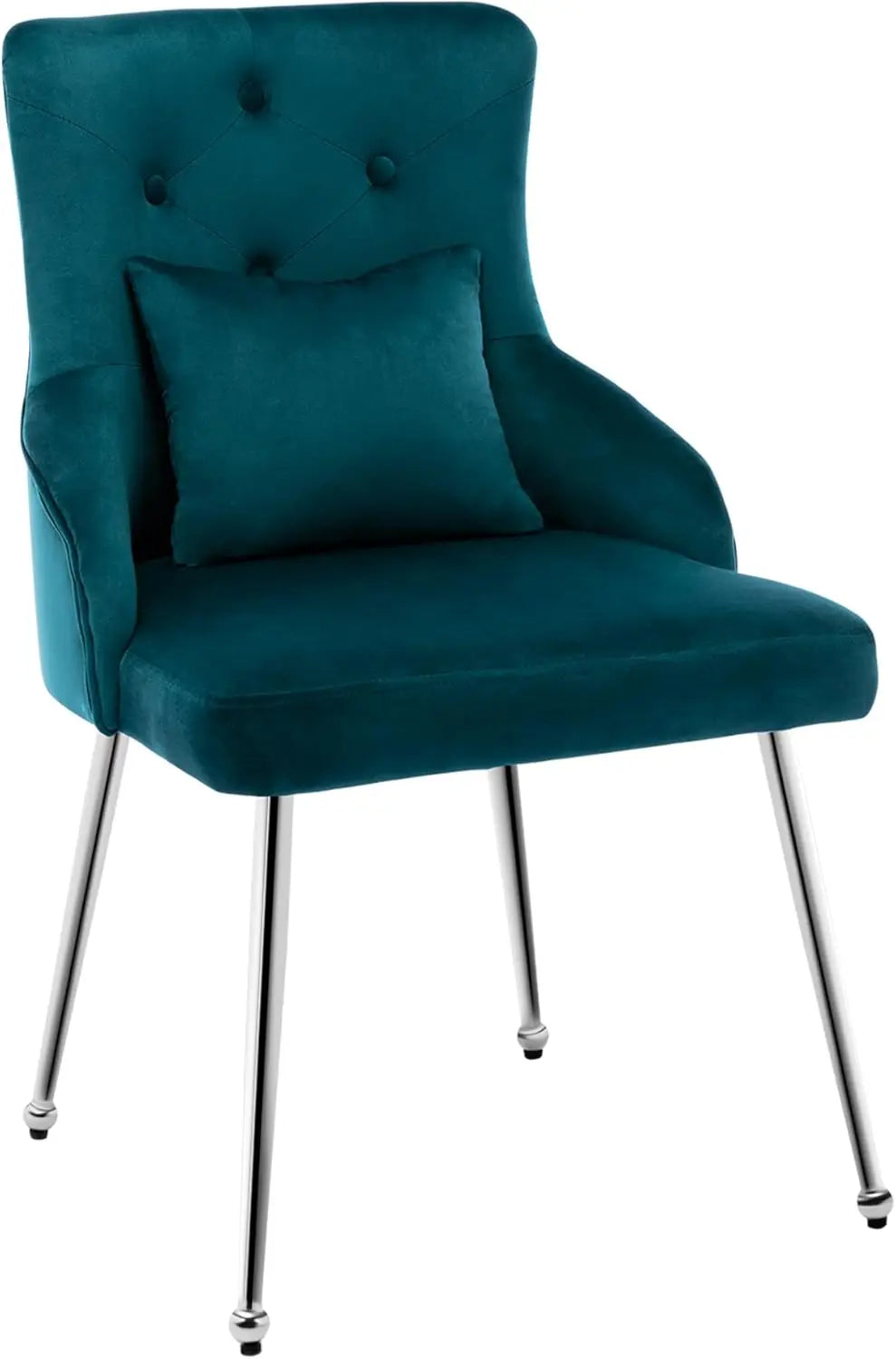 Velvet Vanity Chair Modern Accent Chair Upholstered Side Chair