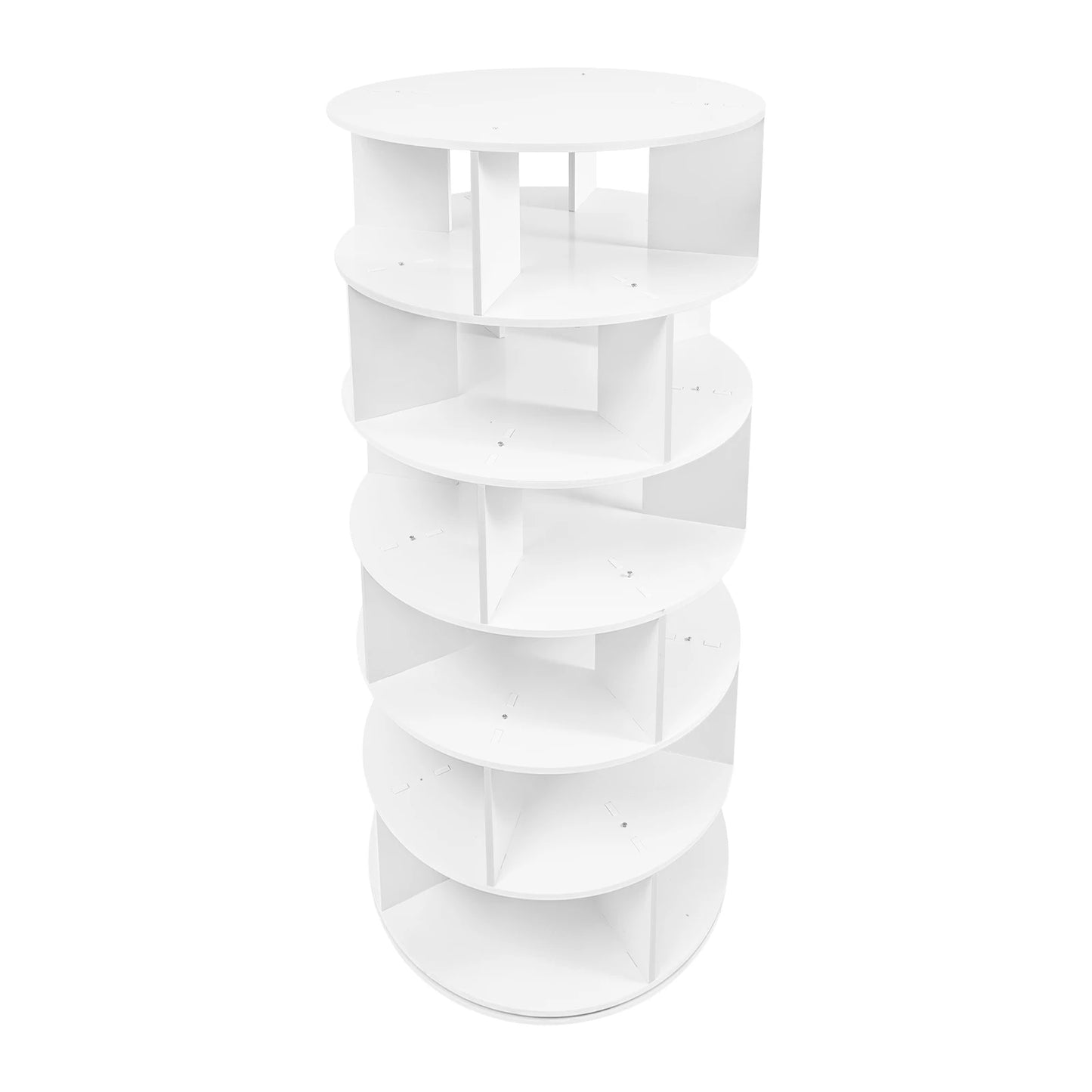 6 Tier Rotating Shoe Rack Free Standing Storage Holder Space Saving