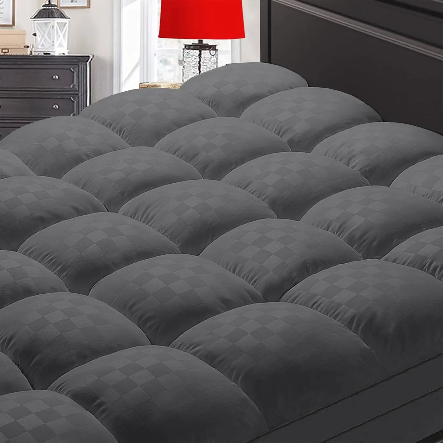 Ljustra Twin XL Mattress Topper Extra Thick Cooling Protector Back Pain Relief