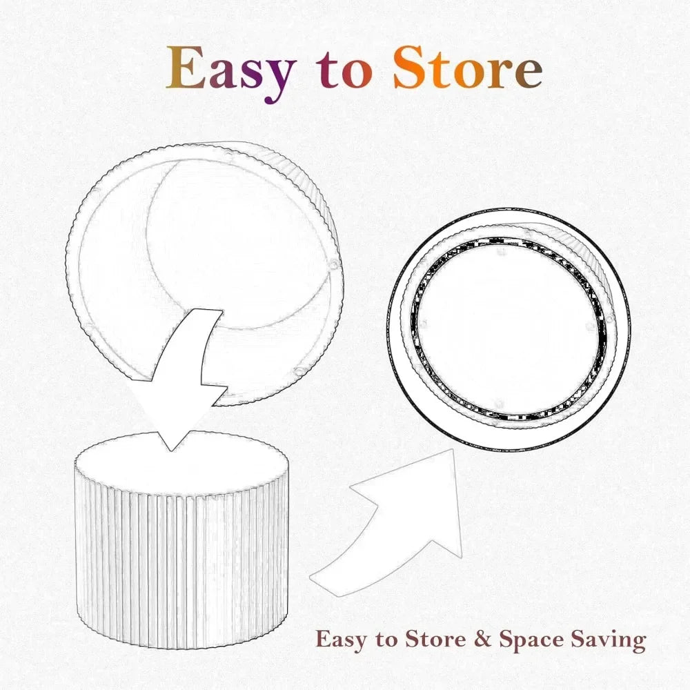 Handcrafted Round Nesting Coffee Tables Modern Walnut Chic Design