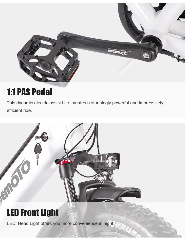 Outdoor Foldable Ebike 48V 750W Fat Tire Urban Commuter