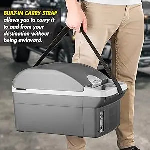 Ljustra 14L Portable Thermoelectric Cooler Warmer for Car Camping Travel