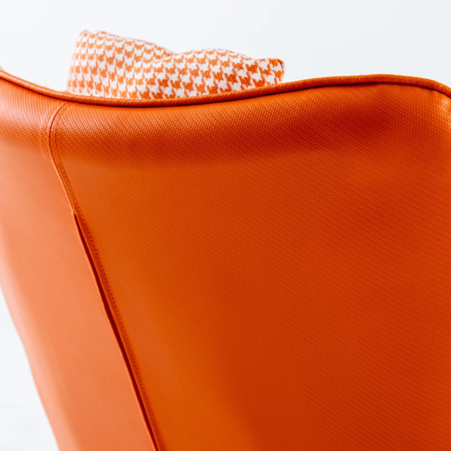 Modern Nursery Rocking Chair Upholstered Glider High Backrest Armchair