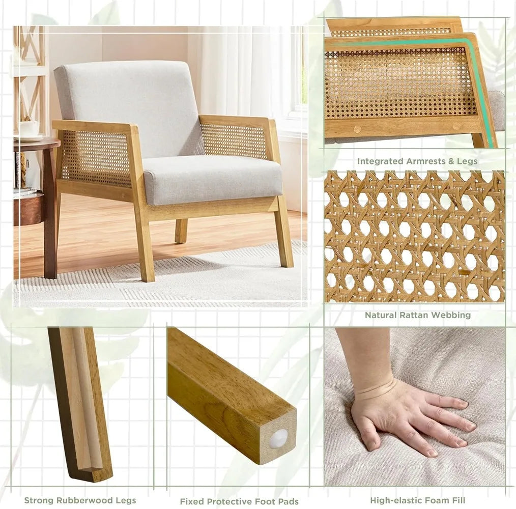 Ljustra Modern Accent Chair Comfortable Lounge Chair for Living Room