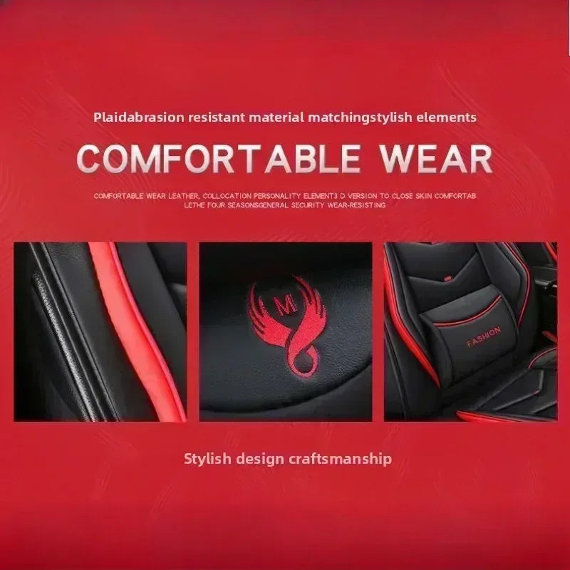 Kia K5 2021-2025 Car Seat Covers Full Set Waterproof Leather Wear-Resistant