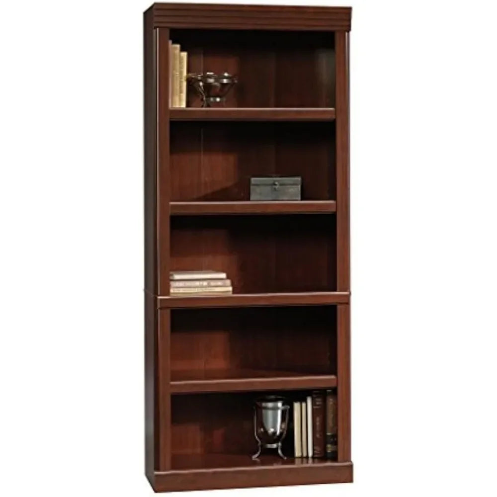 Hill Library Book Shelf Modern Furniture Tall Storage Classic Cherry