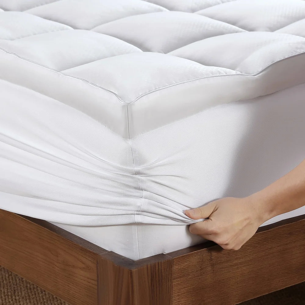Ljustra Ultra Plush Mattress Topper Twin-XL Microban Odor Protection