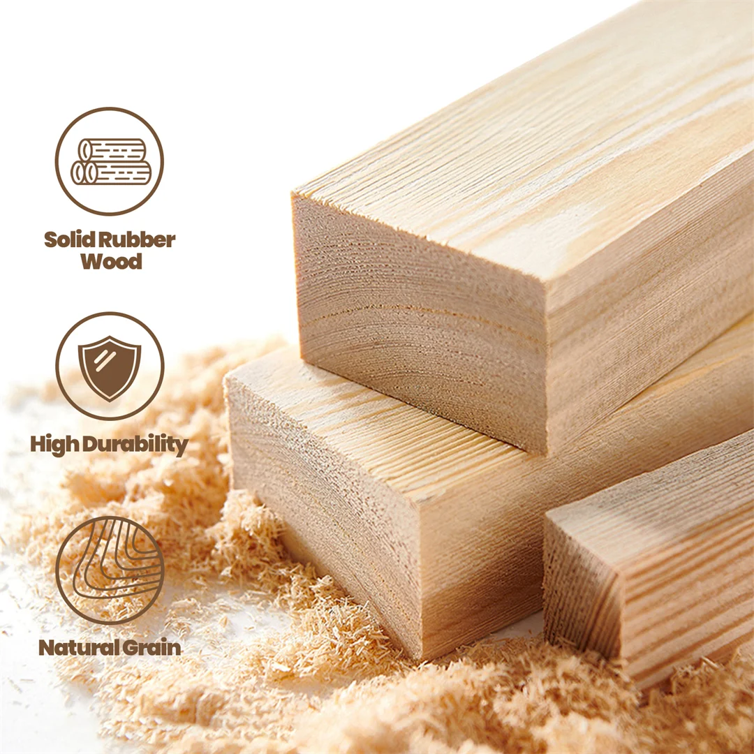 Modern Decorative Wall Mirror Black Walnut Wood Frame Hanging Decor