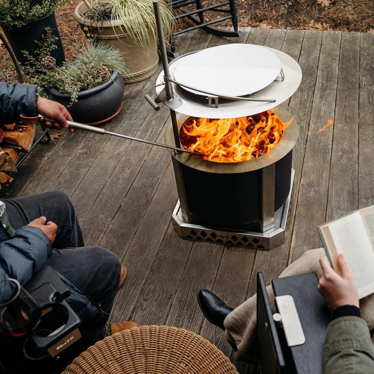 Compatible Heat Deflector for Y X Series Smokeless Fire Pit USA Made