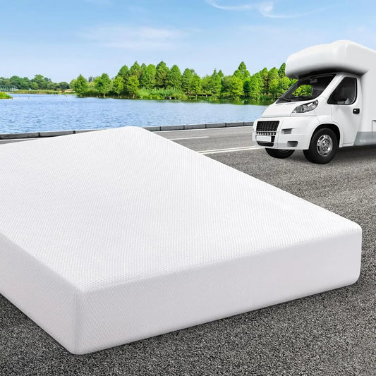 Ljustra RV Mattress Short King 10 Inch Memory Foam Cool Bed in a Box