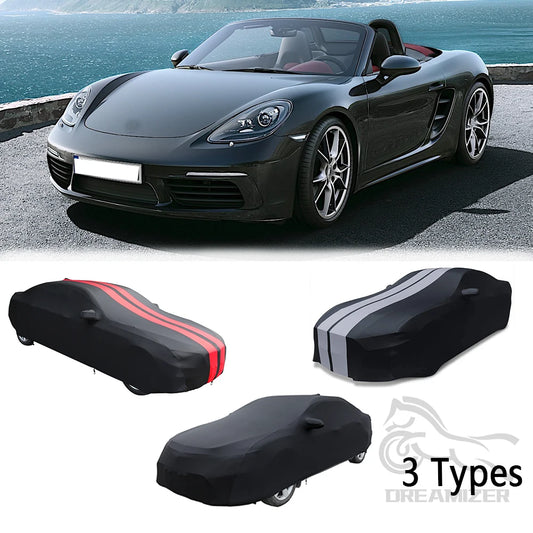 Universal Stretch Car Cover Indoor Dust Sun Protection for Porsche 911 718