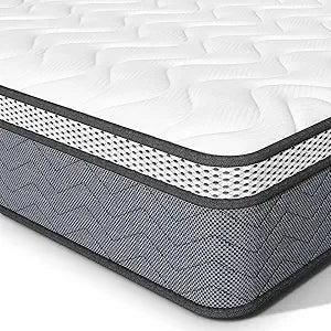 Ljustra Twin Hybrid 10 Inch Plush Innerspring Mattress Bed in a Box