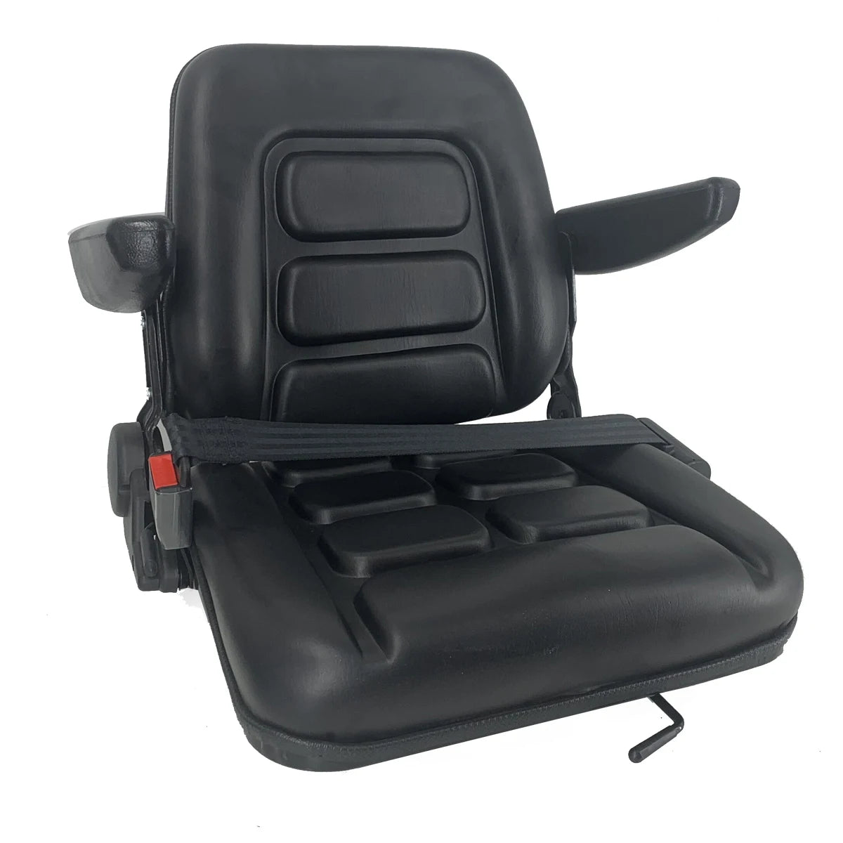 Folding Full Suspension Adjustable Forklift Seat for Heavy Equipment