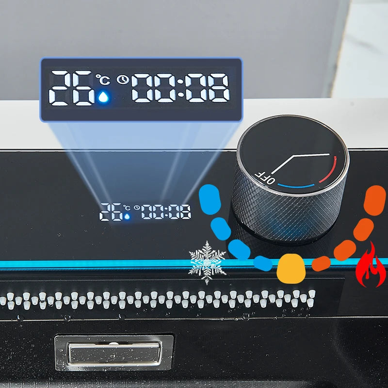 Large Stainless Steel Kitchen Sink with Waterfall Faucet and Display