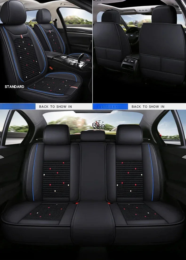 Kia K5 2025 Waterproof Wear-Resistant Leather Car Seat Covers 4 Seasons