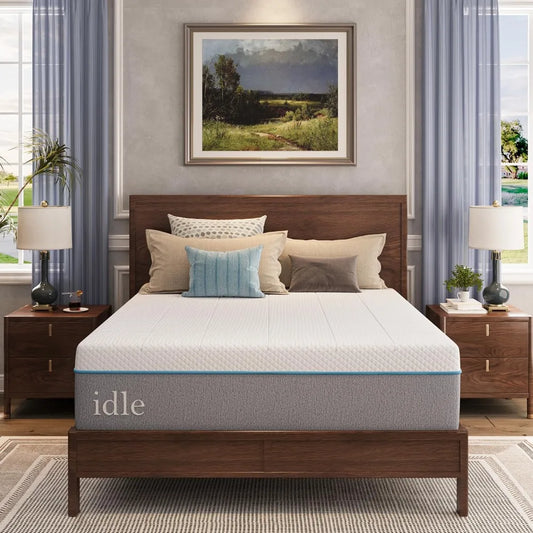 Ljustra King Mattress 14 Inch Cooling Memory Foam Bed in a Box