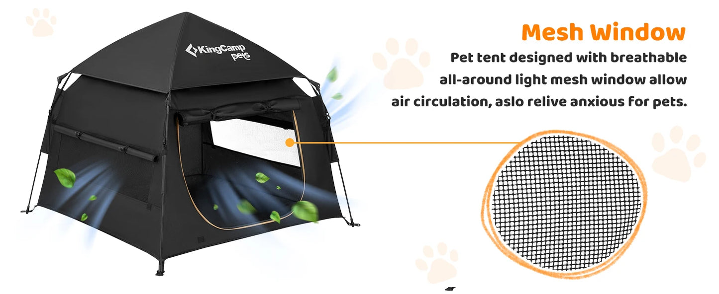 Ljustra Foldable Dog Tent Portable Playpen for Small Medium Puppies