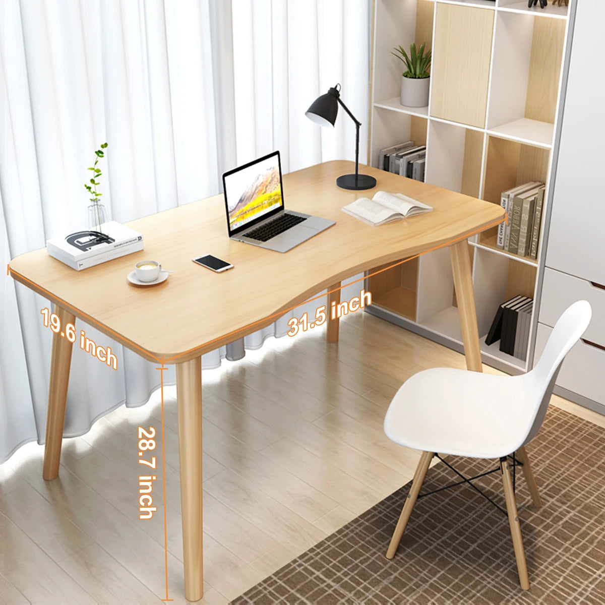 Modern Computer Desk Simple Style Home Office Vanity Study Desk